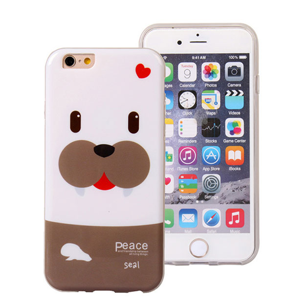 เคส iPhone 6/6S Plus ลายสัตว์โลกน่ารัก 141046 แมวน้ำ
