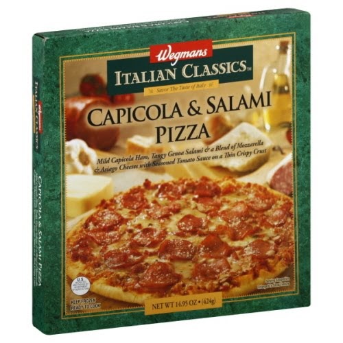 The Pizza Project The Freezer Case Wegmans Capicola and Salami Pizza