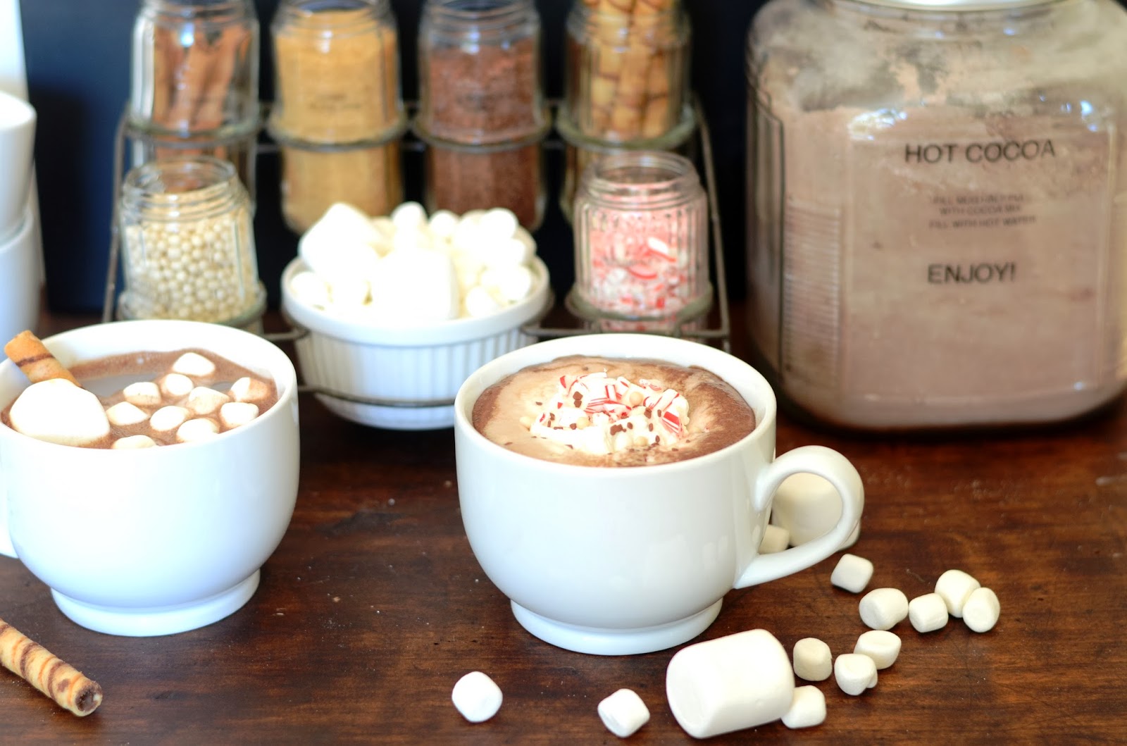 IRON & TWINE Hot Chocolate Station