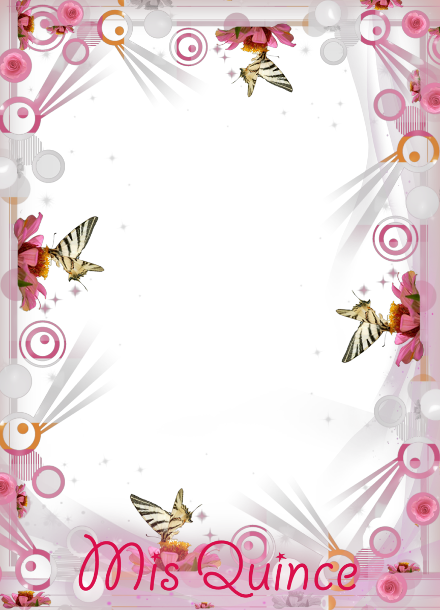 Marcos y Bordes para fotografias Marcos hermosos para fotos de 15 años Frames Quinceañeras