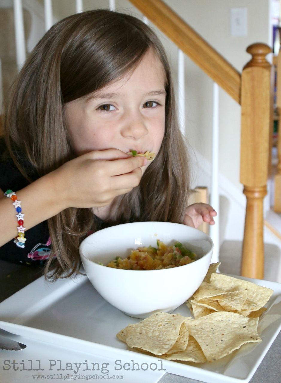 Peach Salsa Still Playing School