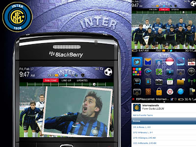 Inter Milan Theme for Blackberry