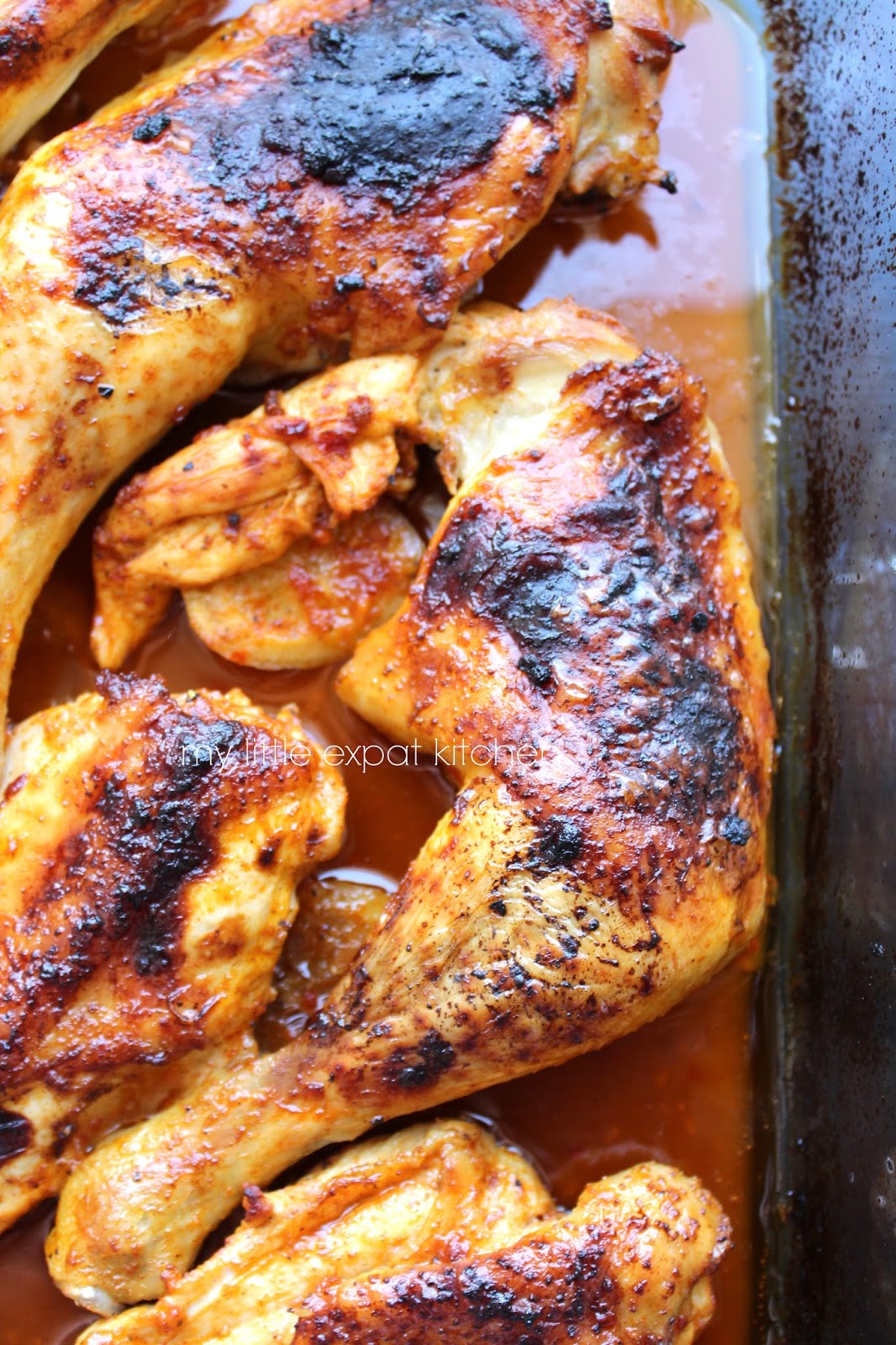 My Little Expat Kitchen Roast chicken with harissa and couscous