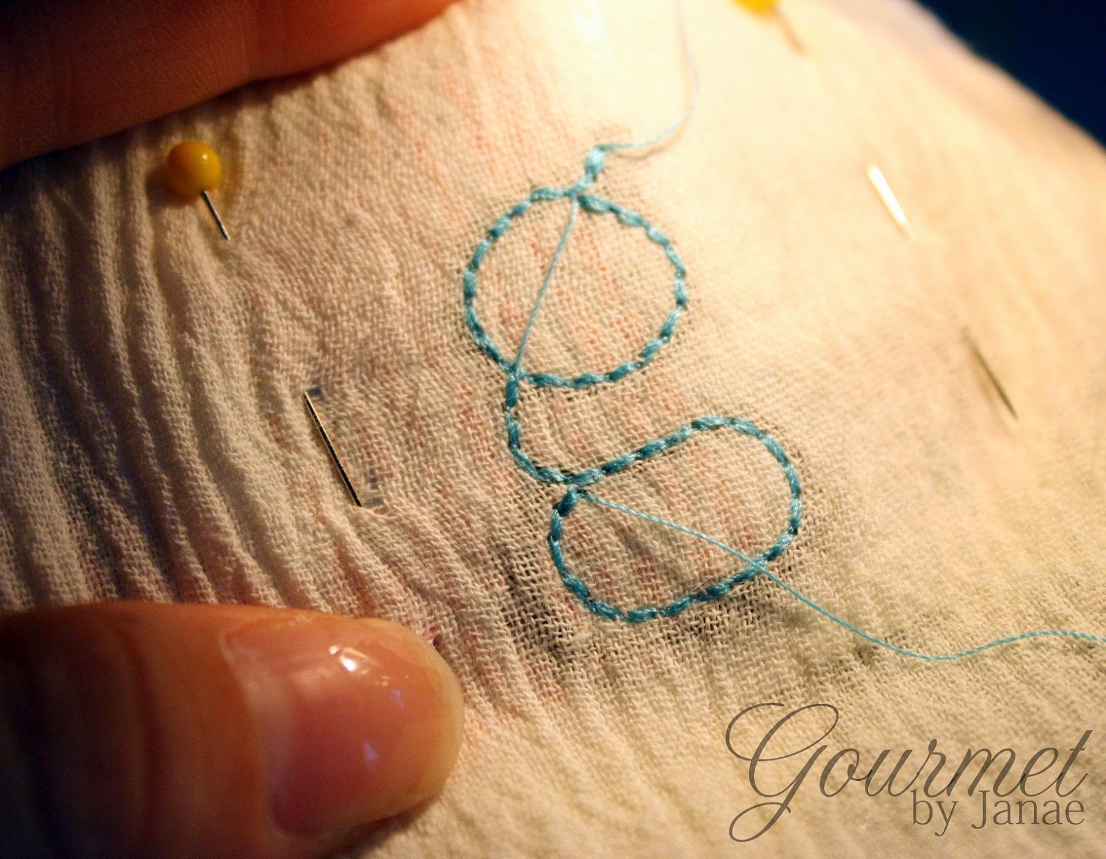 Gourmet by Janae Simple Personalized Cotton Baby Blanket