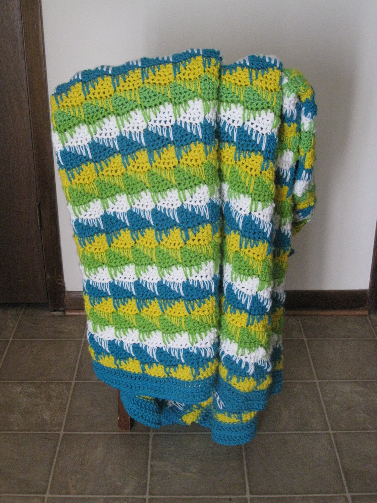 Engineered Crochet Blended Arrows Blanket