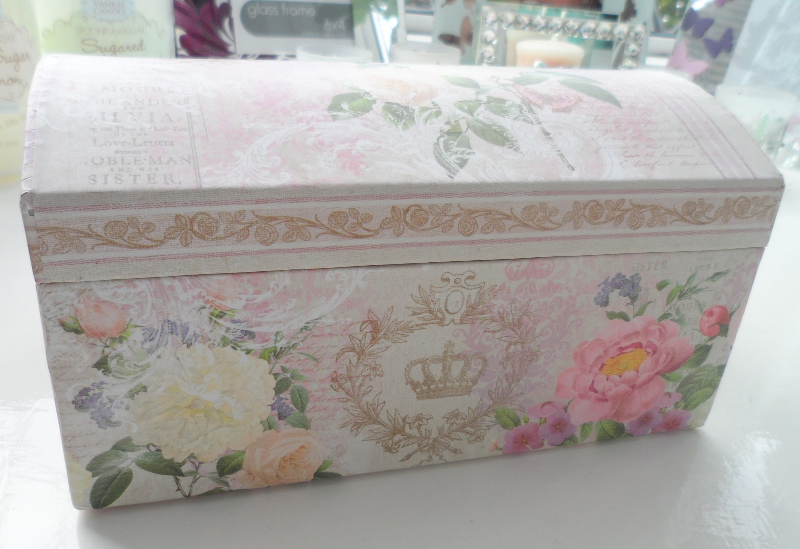 Pretty new storage boxes from TK Maxx flutter and sparkle