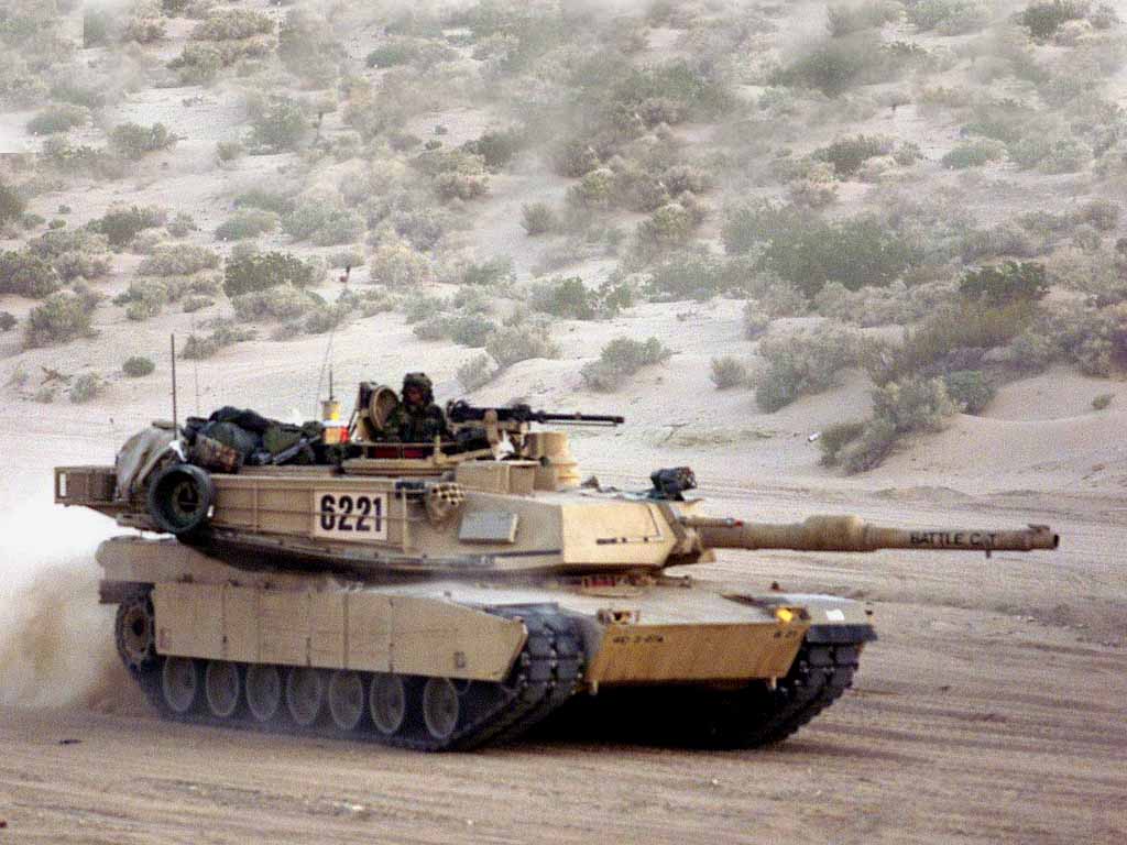 Abrams M1A2 Firing