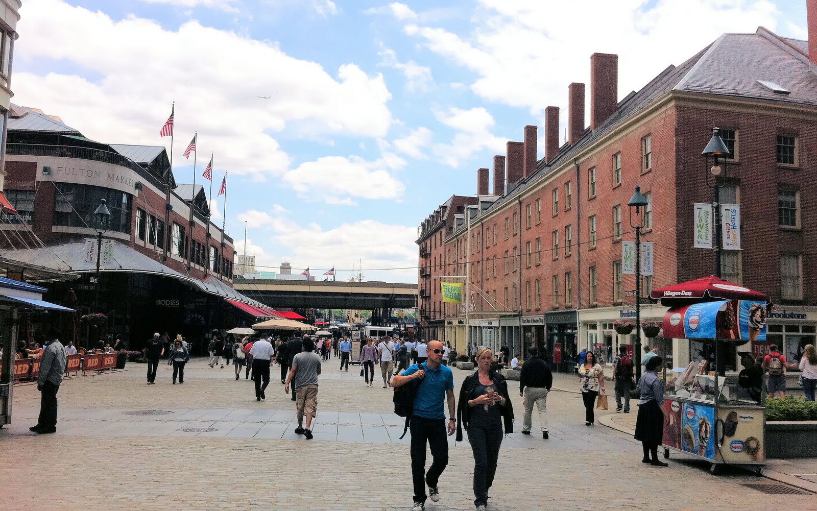 Entrance To The South Street Seaport