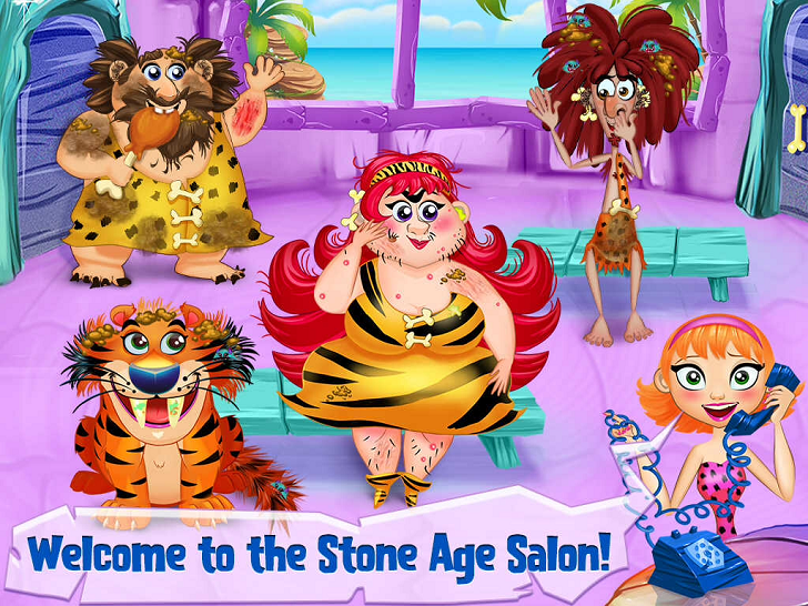 Cave Girl - Stone Age Salon Free App Game By 