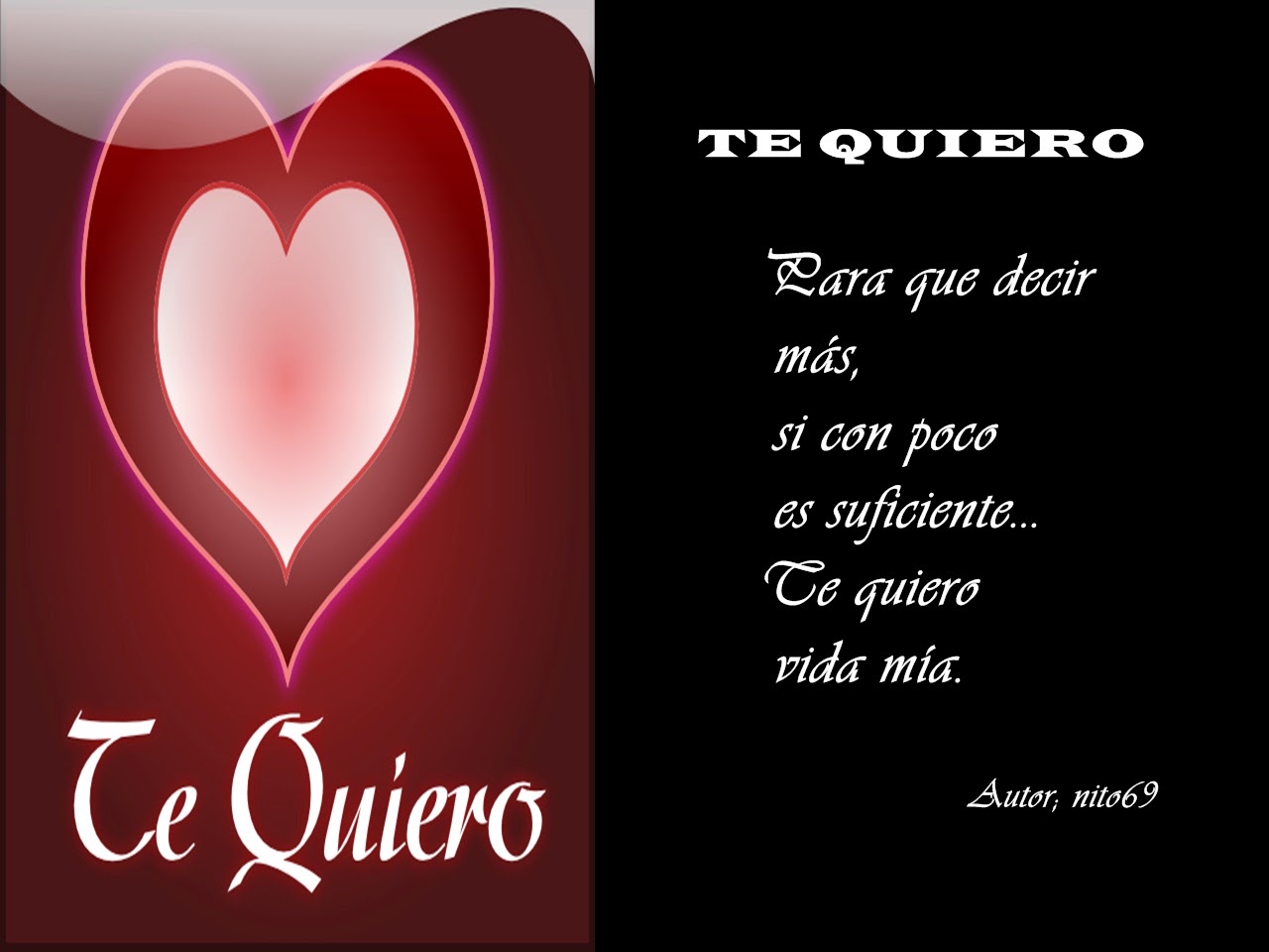 TE QUIERO