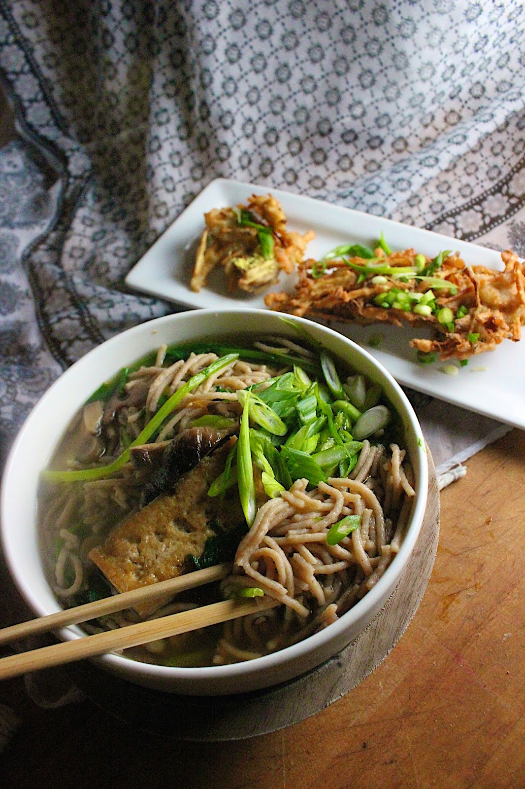 Macrofood Everyday Tempura and Soba Noodles and New Udon Video!!