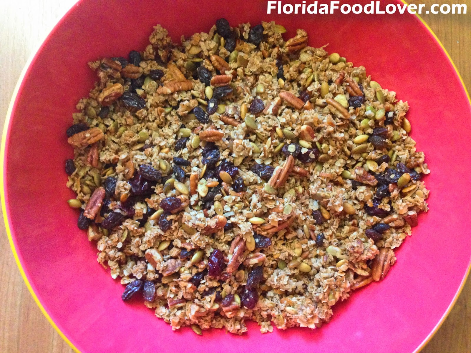 Florida Food Lover Salty Olive Oil Granola