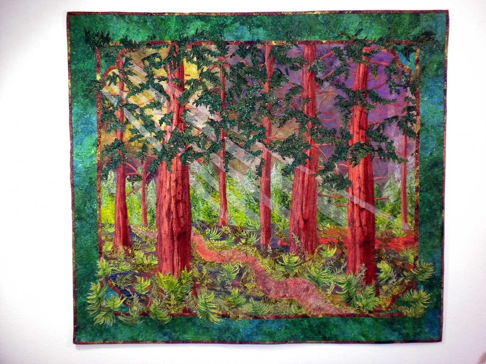 Joyce R. Becker Landscape Quilter blog Quilt Camp at Sea Cruise to