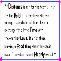 love quotes about distance