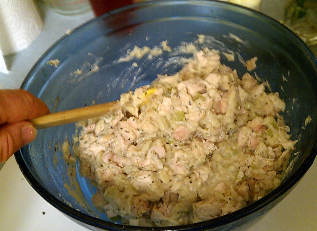 Kissing the Cook Baked Chicken Croquettes with Buttermilk White Sauce