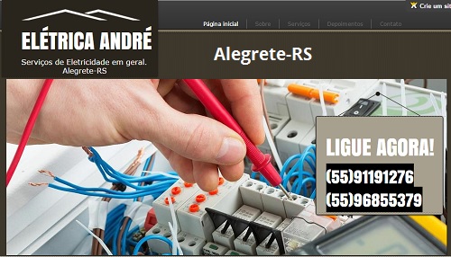 Elétrica André em Alegrete conheça os serviços acessando o site