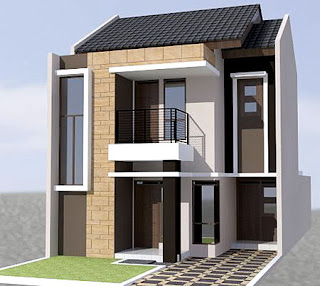 Model Rumah type 36 minimalis tingkat 2 lantai