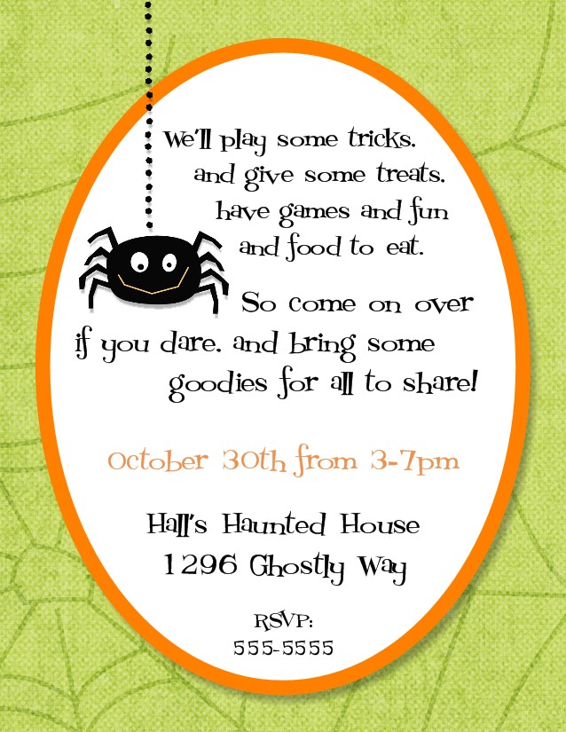 potluck invitation template