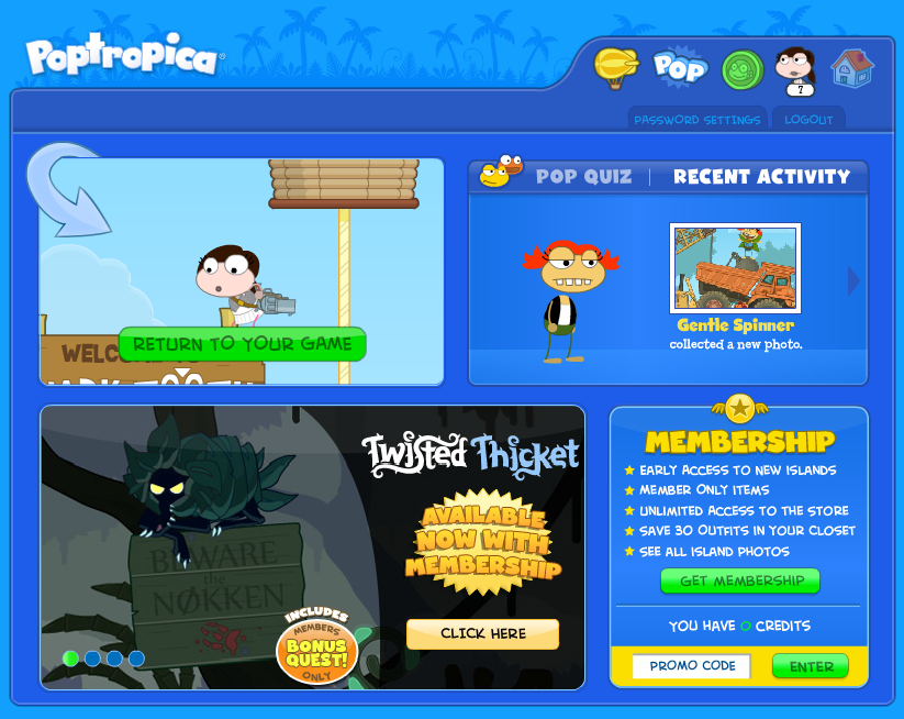 Poptropica full screen mode Poptropica full screen mode