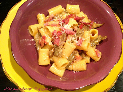Carbonara di carciofi