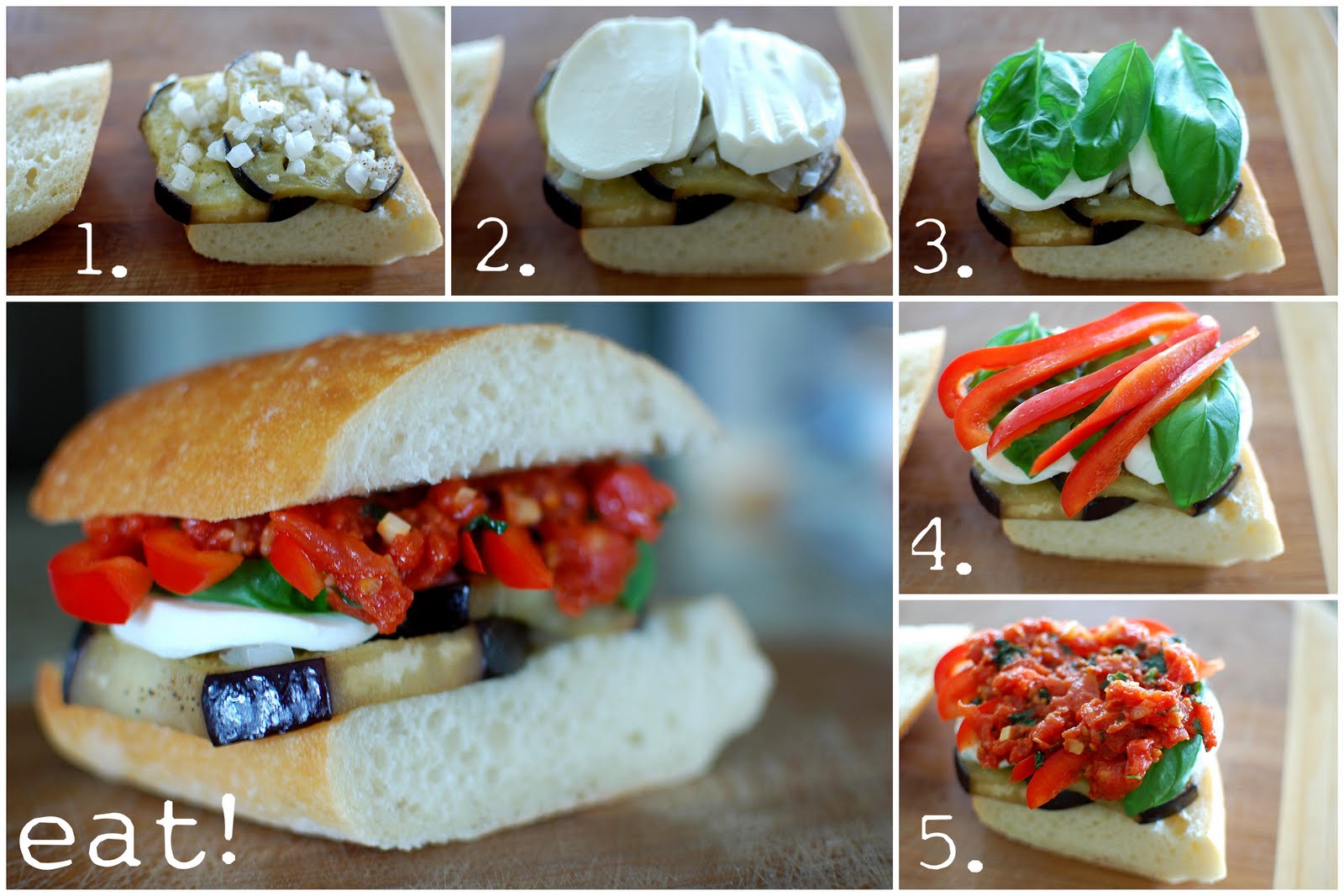 33 Shades of Green Tasty Tuesdays Roasted Eggplant Sandwich with