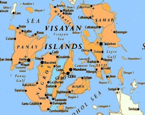 visayas map mass philippines central visayan churches schedules place cathedrals culasi lgus church panay wikipedia regions