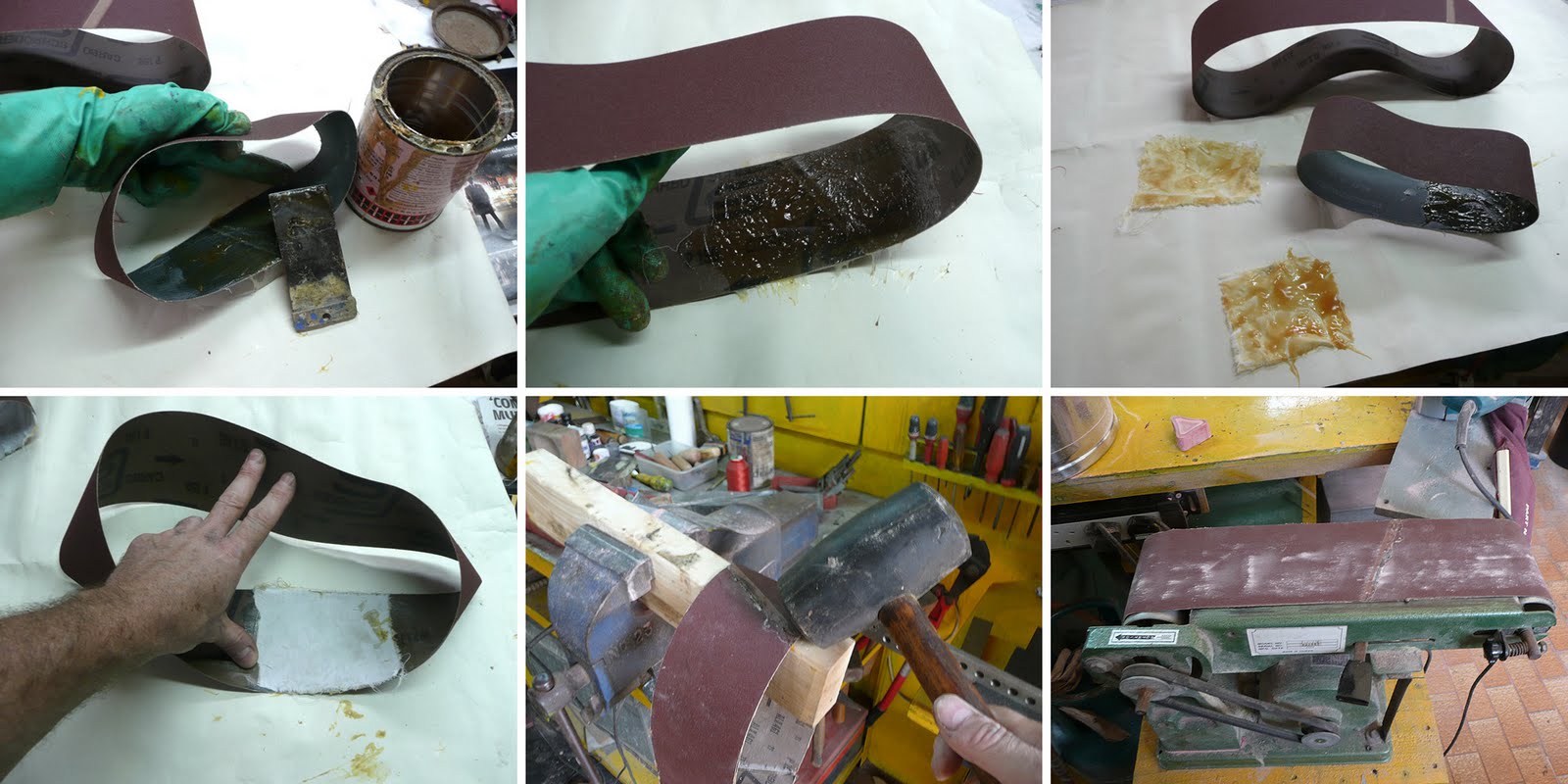 JoliDesign How to repair a broken sanding belt Pour réparer une
