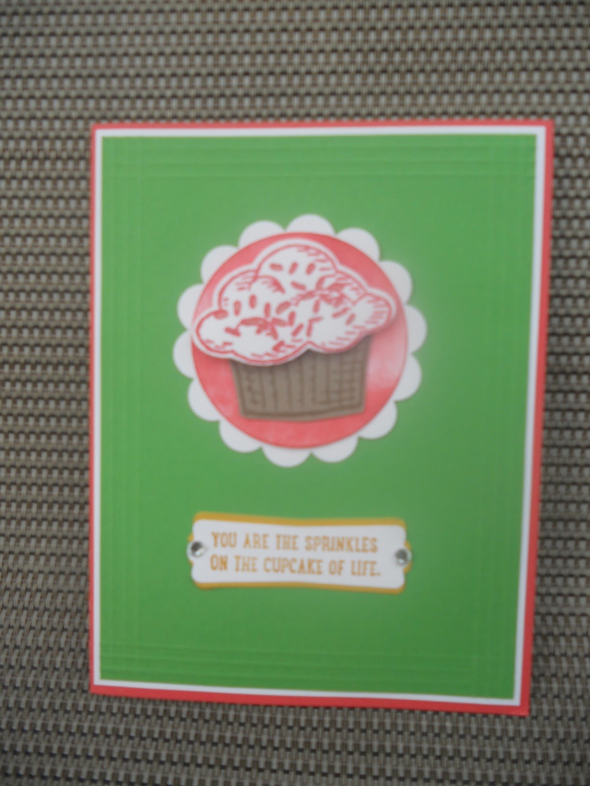 Stamp with Anna You Are the Sprinkles on the Cupcake of Life