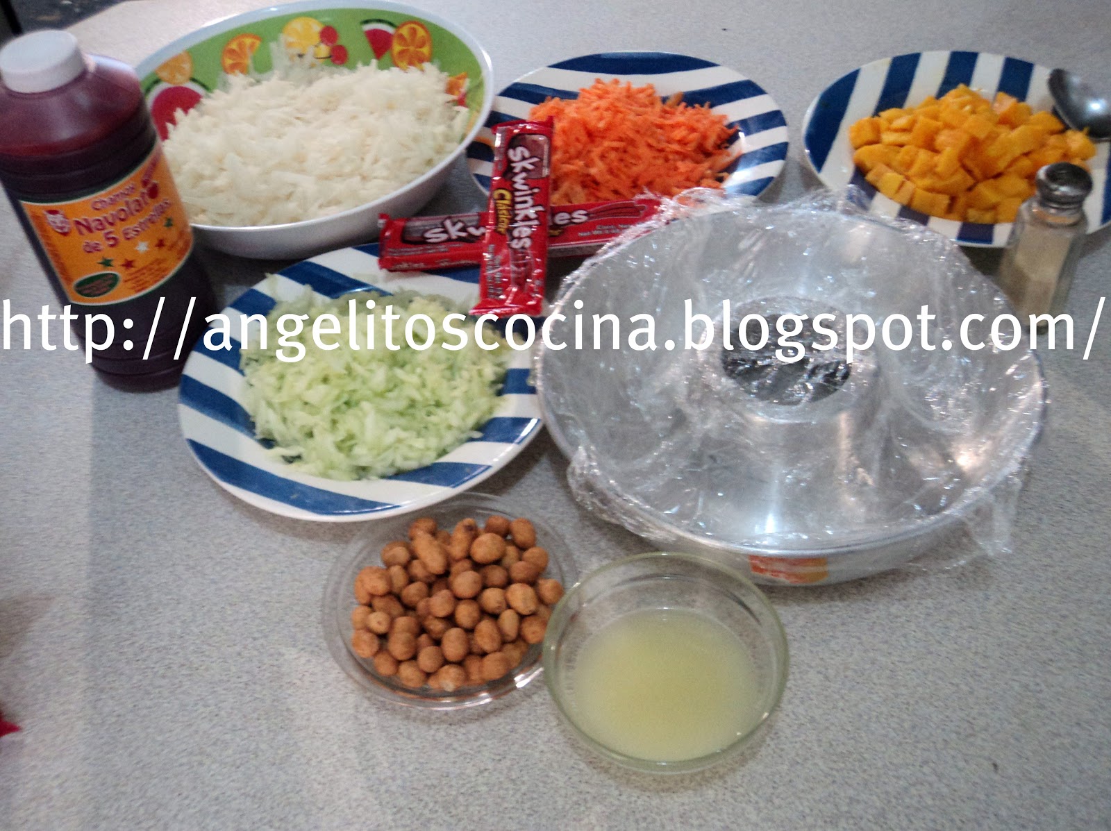 Angeles en la cocina Rosca de Jícama con Chamoy