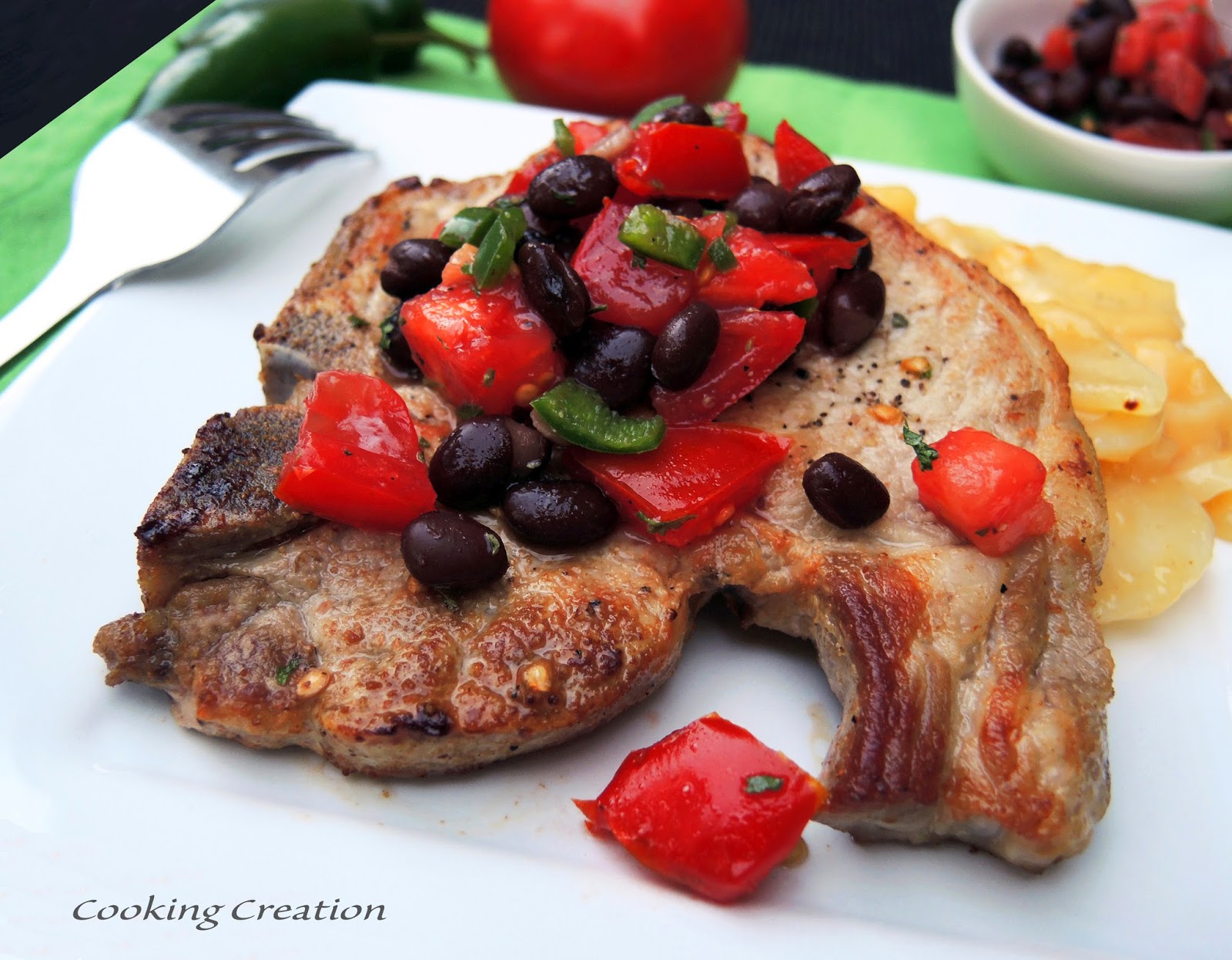 Cooking Creation Succulent Southwestern Pork Chops Ready in 15 Minutes!