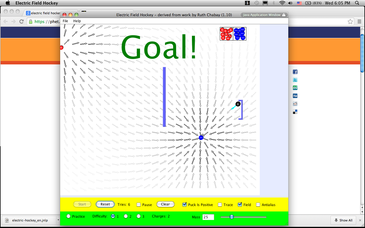Electronics 10 bchiu 3/19/2014 EField Excel Spreadsheet