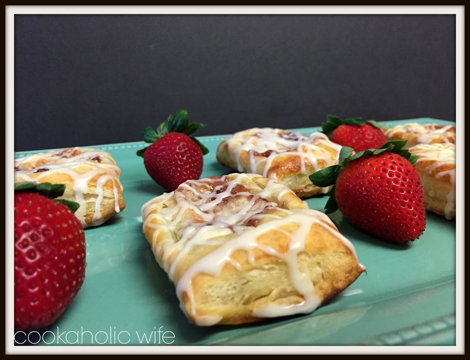Cookaholic Wife SRC Strawberry Cream Cheese Danish