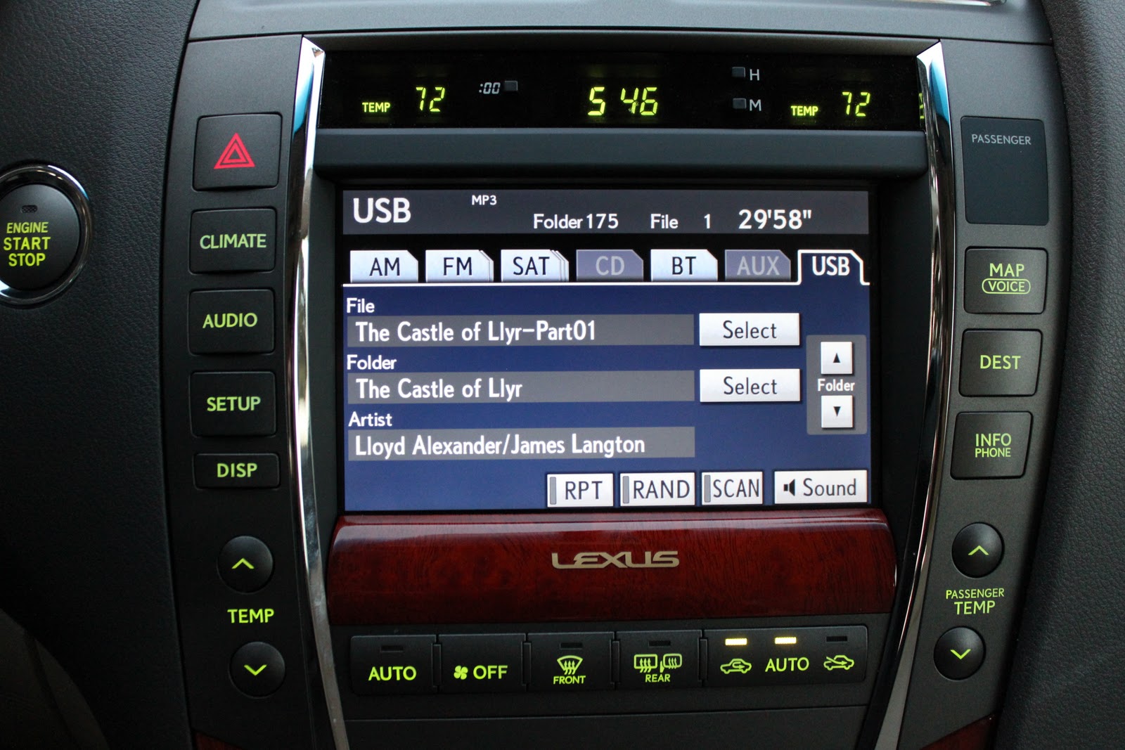 2011 lexus es 350 bluetooth audio