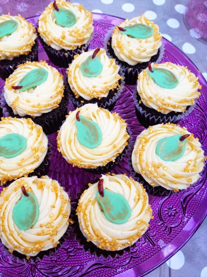 Pumpkin & Pear Cupcakes in Ireland!