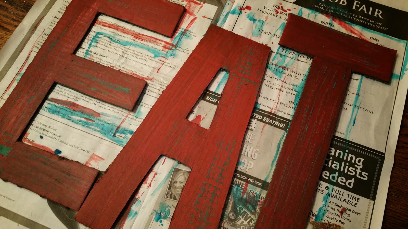 Easy Cardboard Letters Redo It Yourself Inspirations Easy Cardboard Letters