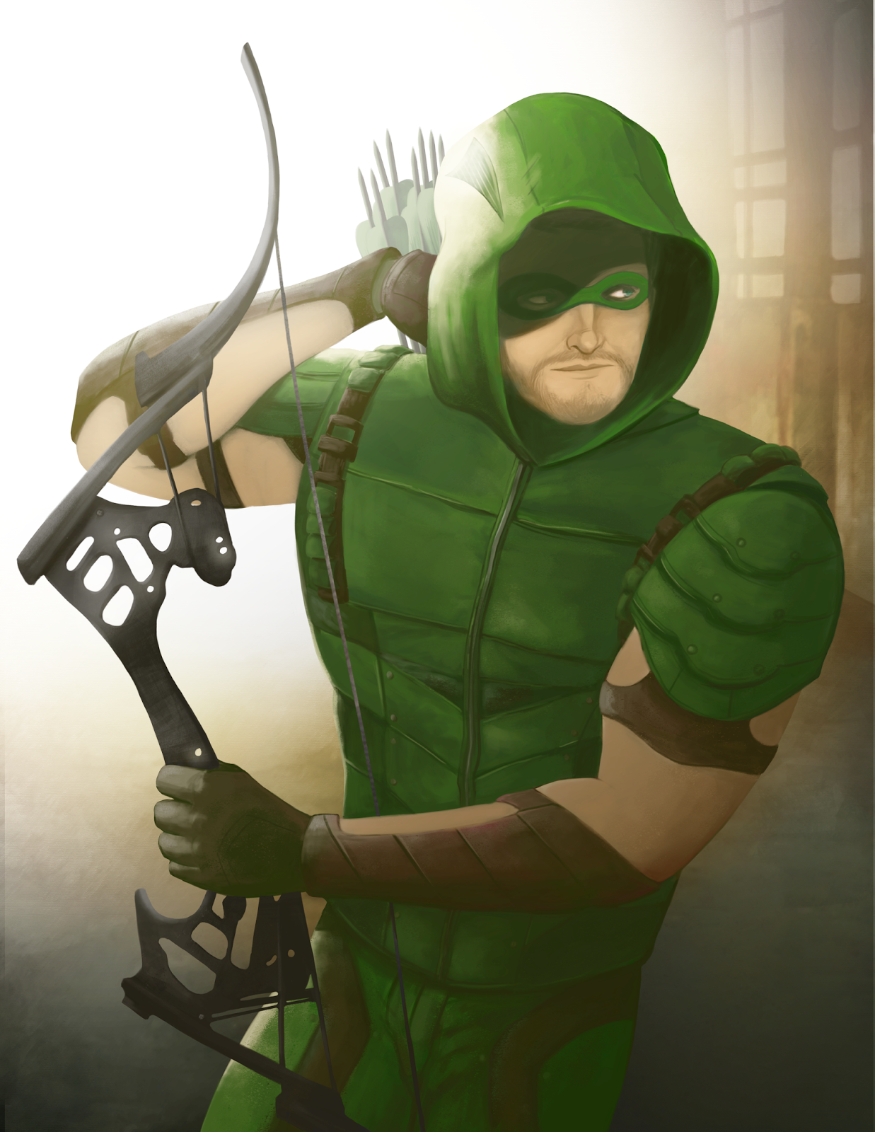 LEANN HILL ART: Green Arrow.