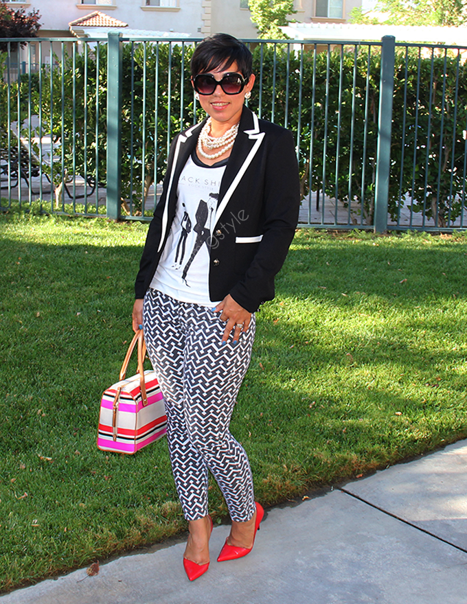 OOTD Graphic Print Jeans + Red Heels Fashion, Lifestyle, and DIY