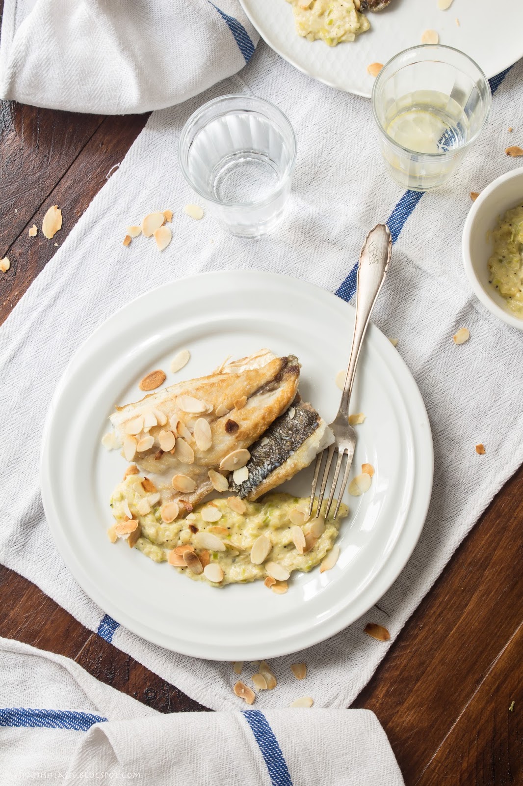 My Spanish Taste Sea bass with florence fennel and saffron