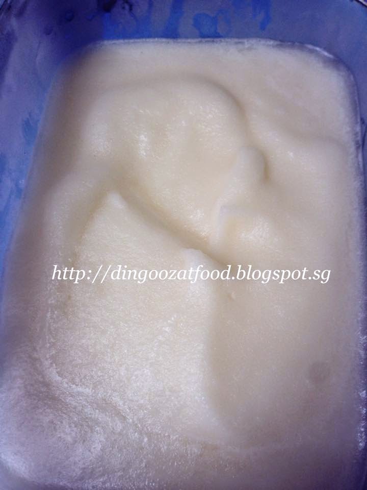 Miki's Food Archives Homemade Lemon Sorbet, without ice cream maker