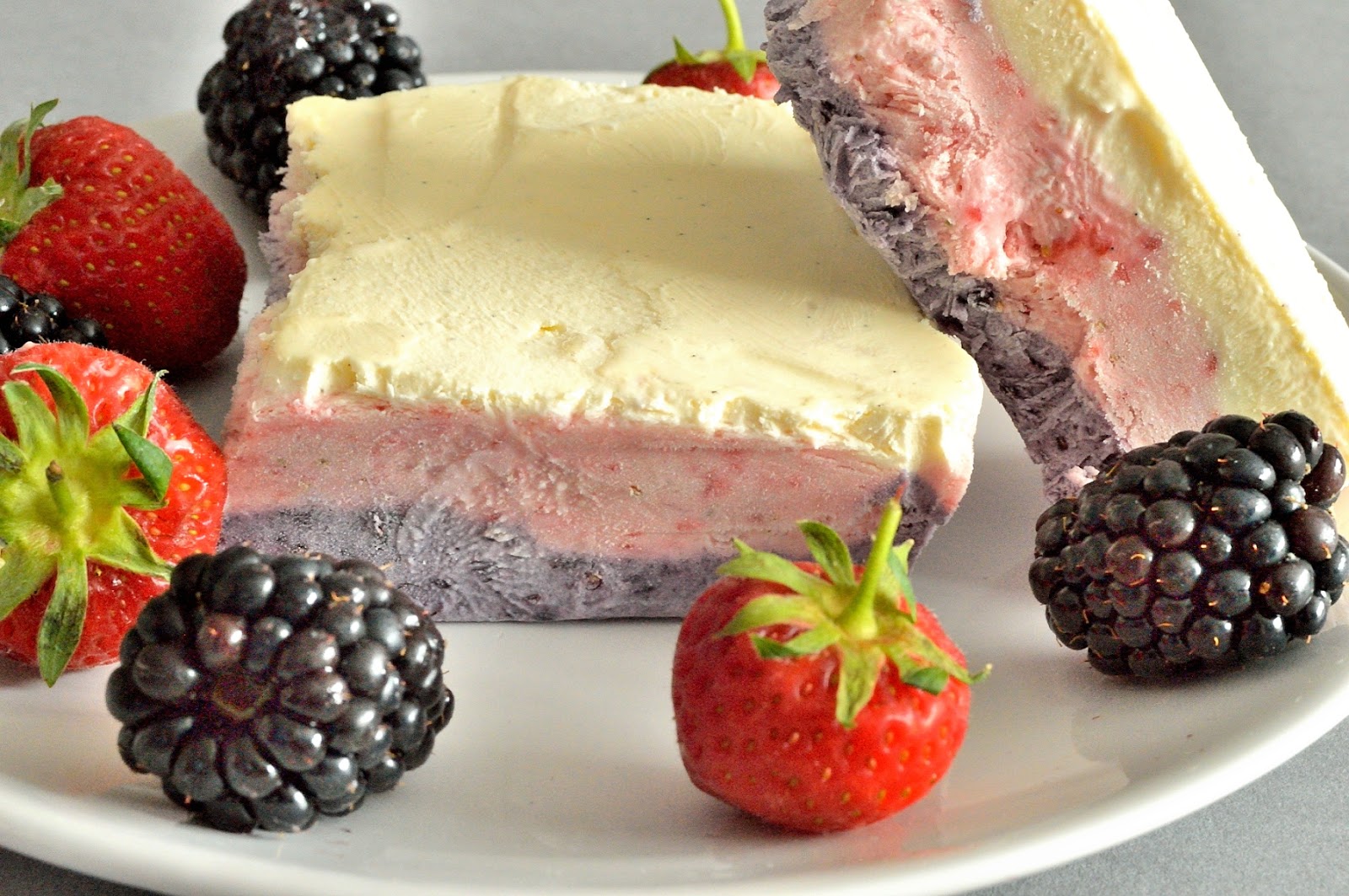 3 Ingredient Berry Ice Cream Slice Utterly Scrummy Food For Families