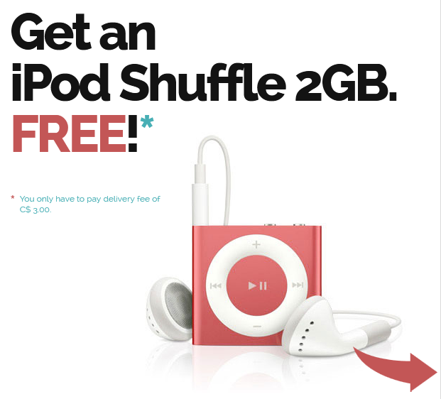 FREE IPOD SHUFFLE