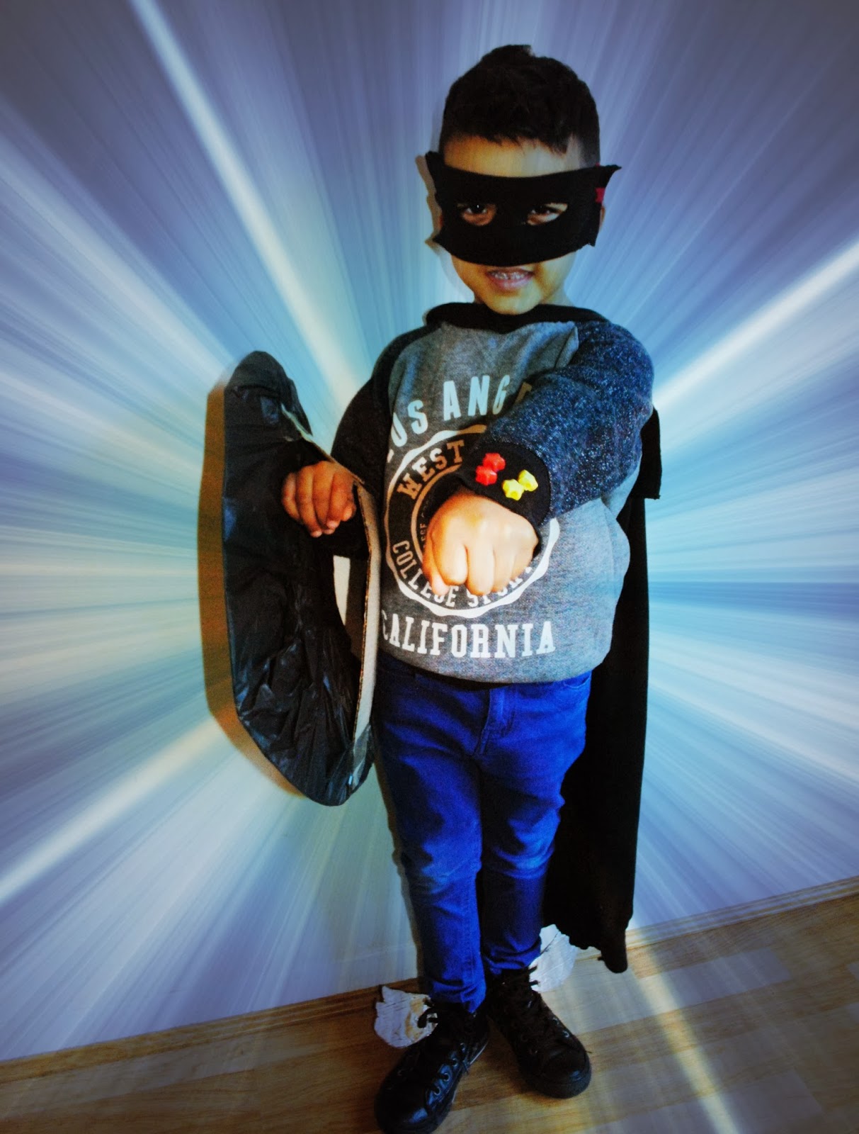 How to make your own Superhero costume No sew! Little Likely Lads