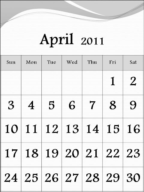 calendar 2011 april may. calendar 2011 april may.
