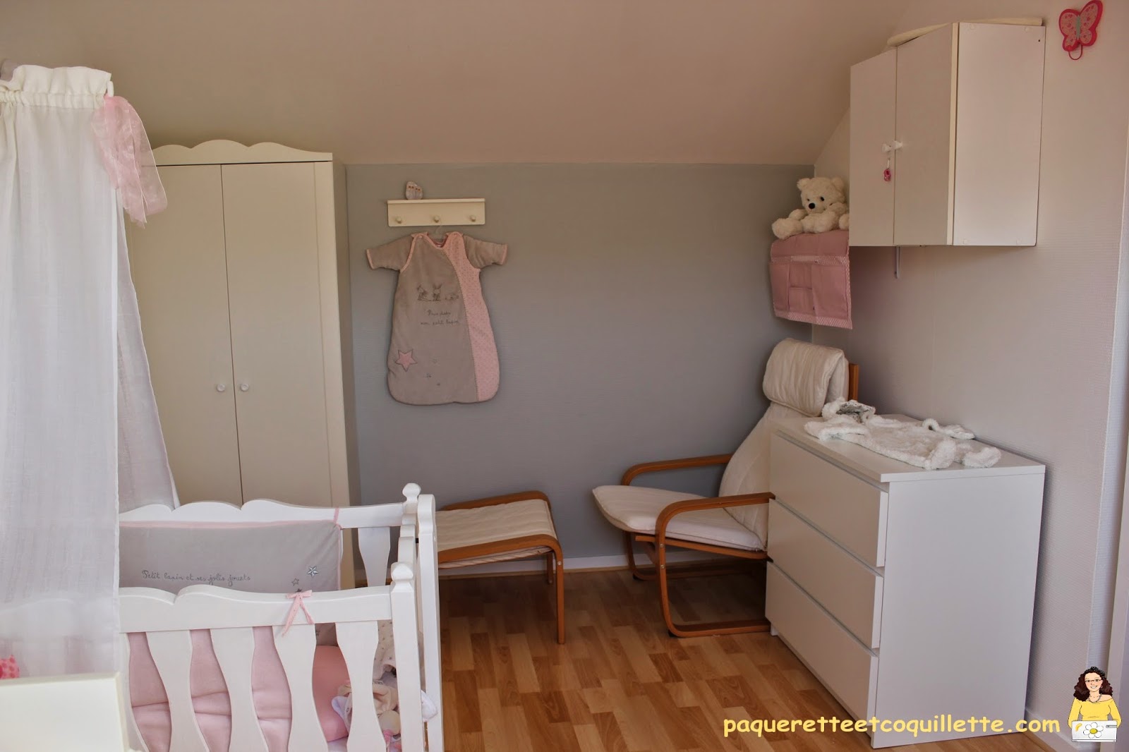 Paquerette et coquillette: la chambre de coquillette façon montessori