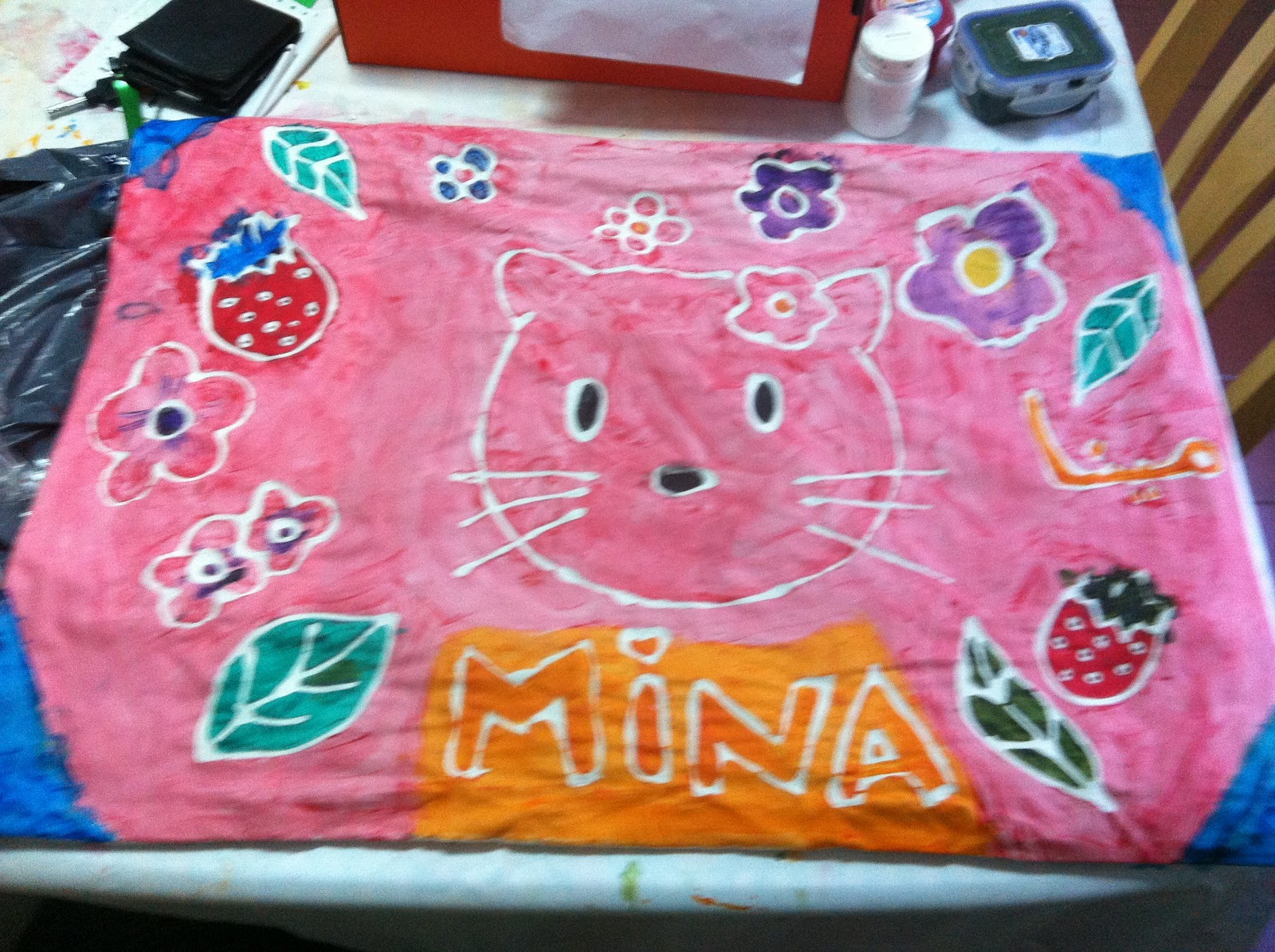 Tabouleh Fabric Painting Pillow Cases