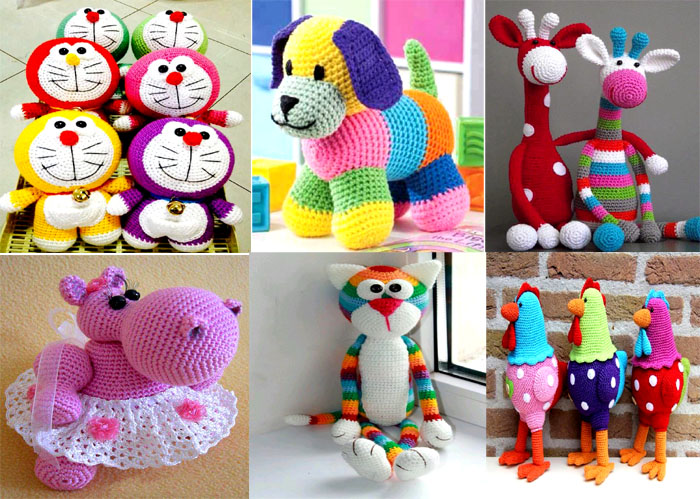 muñecos tejidos en crochet