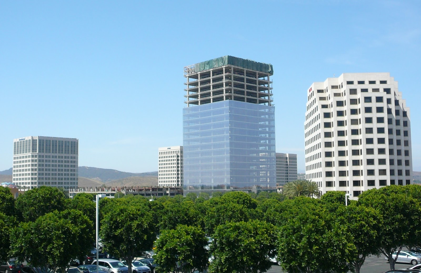 Orange County Structure Irvine Spectrum Under Construction