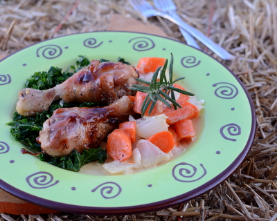 maple onions carrots creamed glazed chicken skillet easy