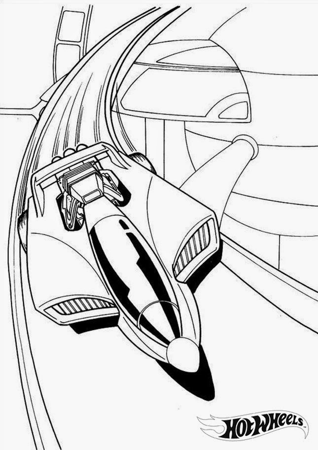 Hot Wheels Coloring Pages 4