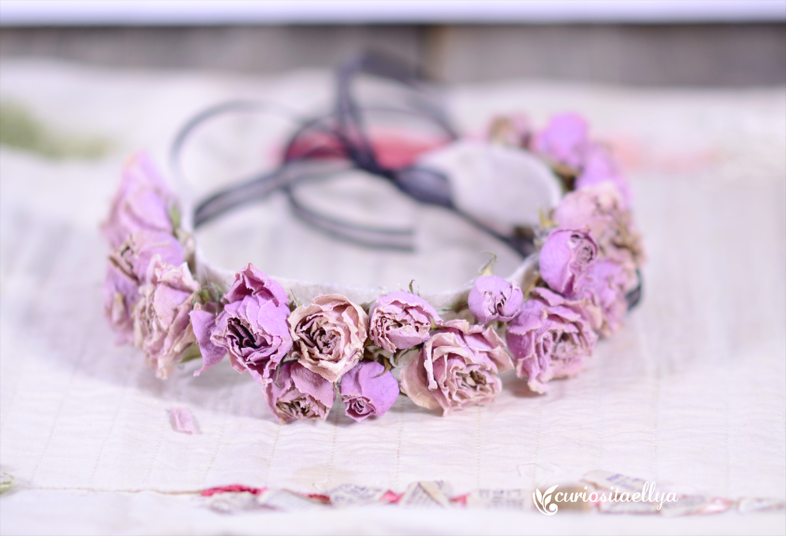 Curiositaellya Silk Flower Crowns {DIY}